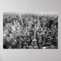 New York von oben Plakate
