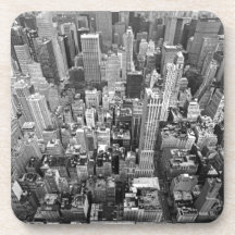 New York von oben Untersetzer