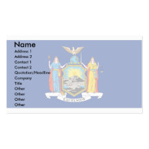 New- Yorkflagge Visitenkarte