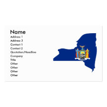 New- Yorkflaggen-Karte Visitenkarten Vorlagen