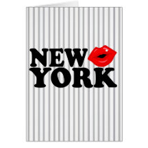 New- Yorkkuß Grußkarte