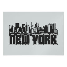 New- YorkSkyline Individuelle Einladungskarten