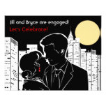 New Yorkskyline-Silhouette Personalisierte Einladungskarte