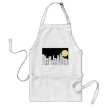 New Yorkskyline-Silhouette Schürze