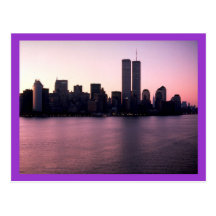 New- Yorksonnenuntergang Postkarte