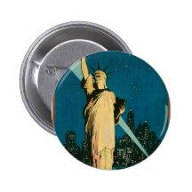 New- Yorkwunder-Stadt der Welt Buttons