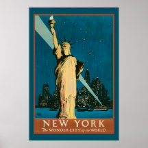 New- Yorkwunder-Stadt der Welt Plakatdruck