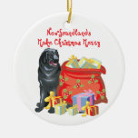 Newfie frohe Weihnachten Ornamente