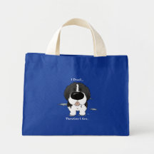 Newfie (Landseer) - ich geifere Tragetasche
