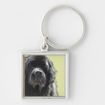 newfoundland Dog Key Ring Key Chains