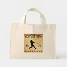 Newport-Nachrichten-Virginia-Baseball 1894 Tragetasche