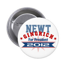 Newt Gingrich 2012 Button