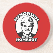 Newt Gingrich ist mein Homeboy Getränke Untersetzer