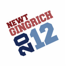 NEWT GINGRICHausschlaggebende Stimme 2012 Acryl Ausschnitte