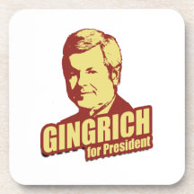 Newt- Gingrichpropaganda Untersetzer