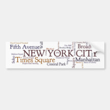 NewYork Autoaufkleber