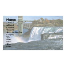 Niagara Falls, New York, USA Visitenkartenvorlagen