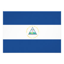 Nicaragua-Flagge Individuelle Ankündigungskarte