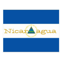 Nicaragua-Flagge Postkarten