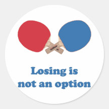 Nicht ein Wahl-Klingeln Pong Sticker
