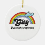 Nicht homosexuelle Dunkelheit Im Weihnachtsbaum Ornament