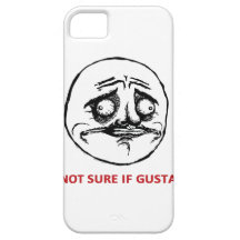 Nicht Sure wenn Gusta - iPhone 5 Fall iPhone 5 Cover
