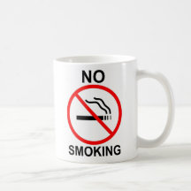 Nichtraucher Kaffee Tasse