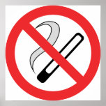 Nichtraucher - Plakat