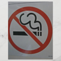 Nichtraucherzeicheninnerezug Flyer Druck