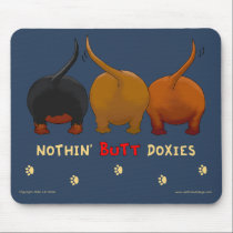 Nichts Hintern-Dackeln Mousepad mousepads