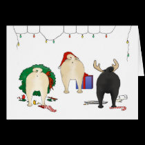 Nichts Hintern ein Mops-Weihnachten karten