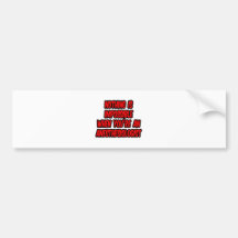 Nichts ist unmöglich… Anästhesiologe Auto Sticker