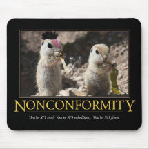 Nichtübereinstimmung Demotivational Mousepad
