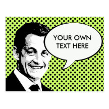 Nicolas Sarkozy Postkarte