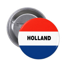 Niederländische Flagge Button