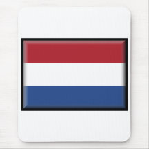 Niederländische Flagge Mauspads