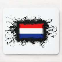 Niederländische Flagge Mousepad