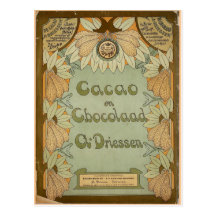Niederländische Schokolade 1900 Kakaoen Chocolaad Postkarten