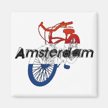 Niederländisches Radfahren Amsterdam-Holland Kühlschrankmagnet