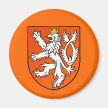 Niederländisches Schild Löwe des niederländischen  Magnete