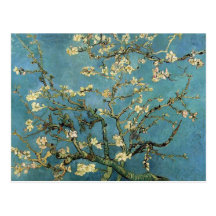 Niederlassungen mit Mandel-Blüte durch Vincent van Postkarte