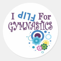Niedlich drehe ich für Gymnastik-Kleid und Geschen Sticker