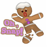 niedlich oh, Schnelllebkuchenmannplätzchen Photo Figur