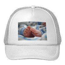 Niedliche Baby-Füße Netz Caps