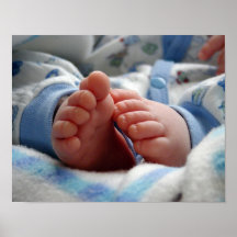 Niedliche Baby-Füße Posterdrucke