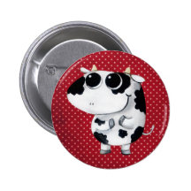Niedliche Baby-Kuh Buttons