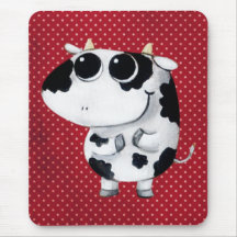 Niedliche Baby-Kuh Mousepads