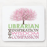 Niedliche Bibliothekar-Geschenke Mauspads