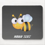 Niedliche Biene; Glatt Mousepad