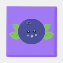 Niedliche Blaubeere Magnets